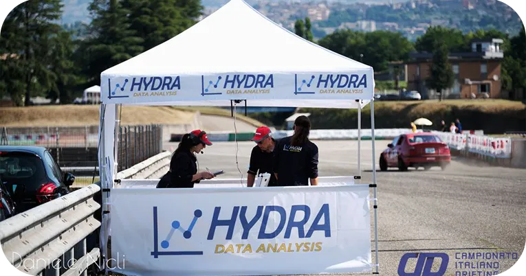 Presidio operativo HDA a un evento drifting